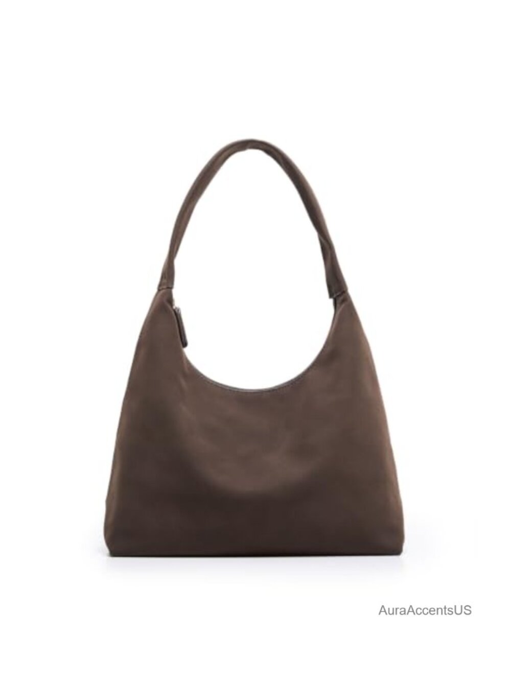 Small Hobo Shoulder Bag Faux Suede Y2K Purse